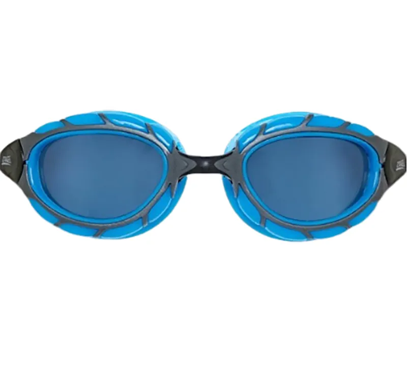 Zoggs Predator Swimming Goggles Medium Smoke/Gun Metal/Blue-3